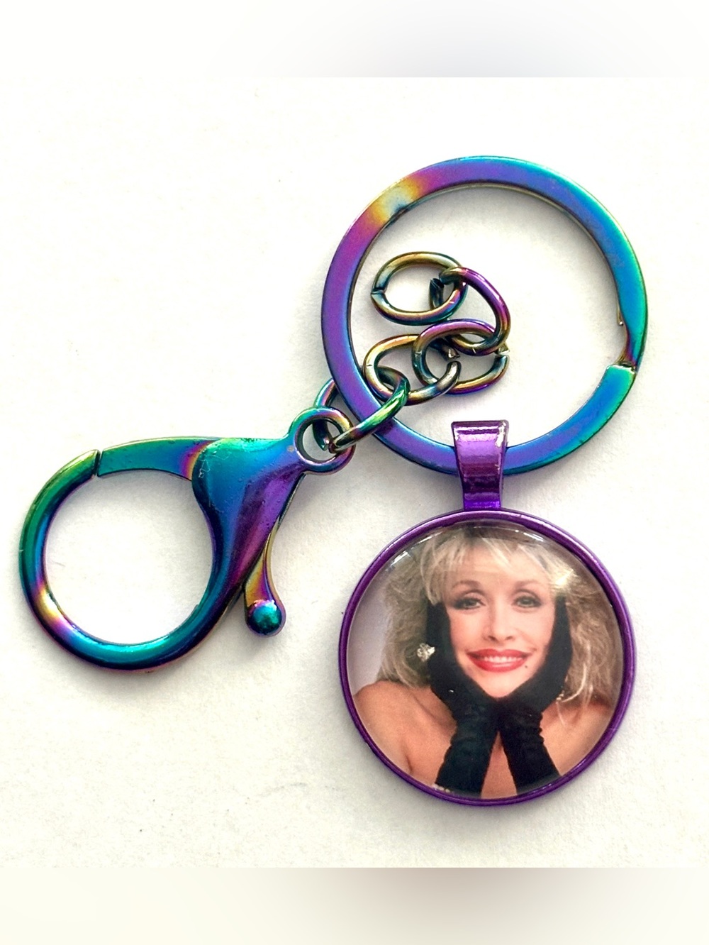 Dolly Parton Retro Style Unisex Keychain, NWT